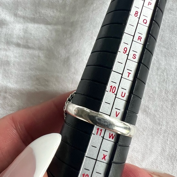 925 Third Eye Lepidolite Heart ❤️ Ring 10.75 - Picture 10 of 10